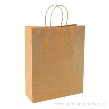 Offset Printing Handmade Design Small Kraft Paper Bag